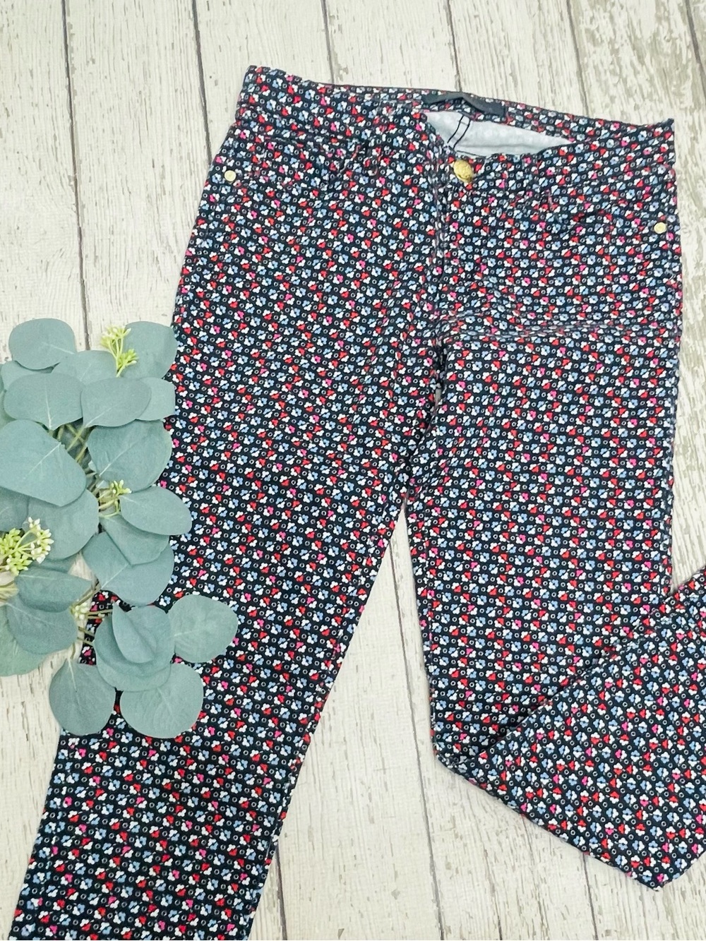 Juicy Couture Floral Print Jeans